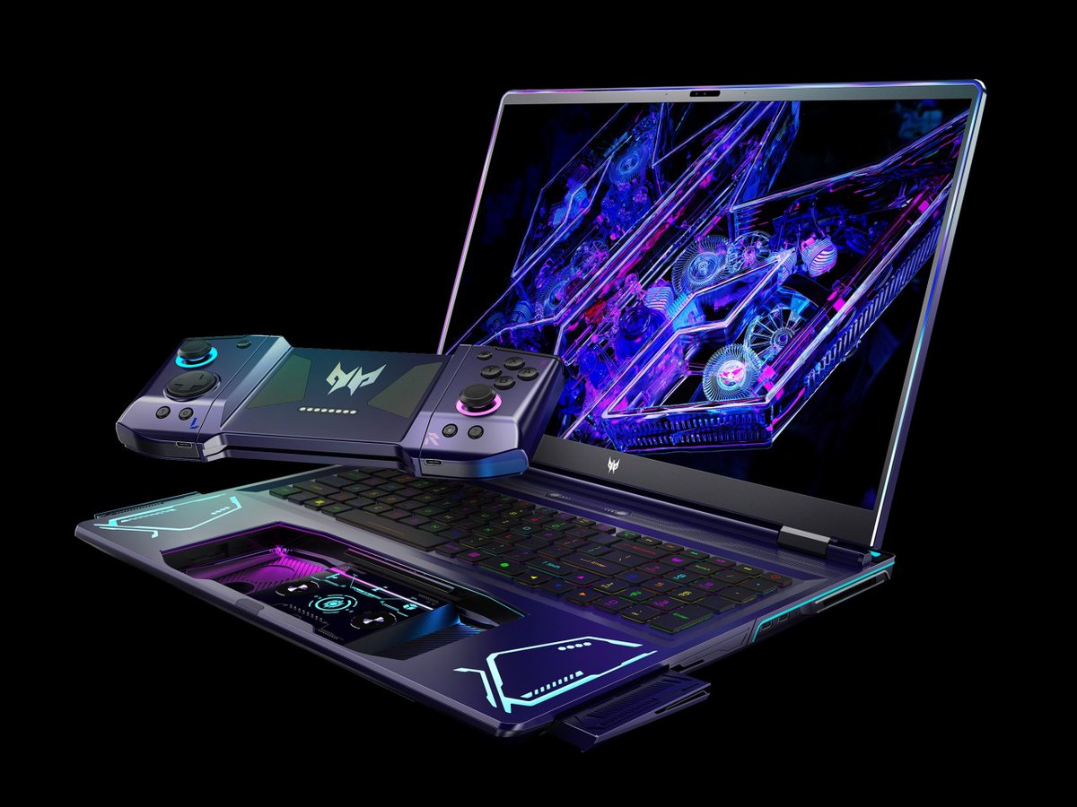 B2B_Design's tweet photo. Acer Project DualPlay Laptop Concept puts a unique twist to gaming on the go https://t.co/244hbbmFFi https://t.co/JxFKHJEn97