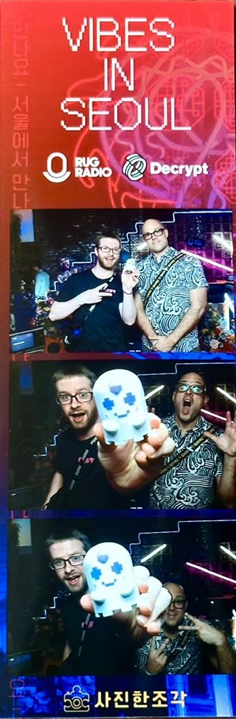 jasondesimone's tweet image. Big thanks to @farokh, @RugRadio, @arbitrum and @decryptmedia for a super fun event. 

#GotchiGang