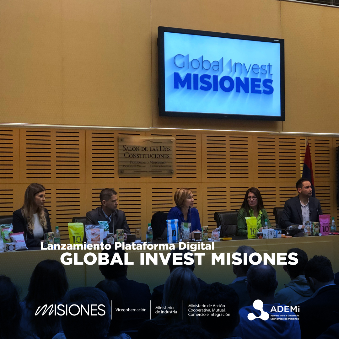 AgenciaADEMI's tweet photo. 💪 ¡Llegó el día!

📢 Esta mañana presentamos la plataforma digital “Global Invest Misiones”.

🚀 Tras meses de trabajo en investigación y desarrollo, este programa llevado adelante por @vicegobmisiones, @IndustriaMnes y @AccionCMCI, junto con Ademi, ya se encuentra operativo. https://t.co/21w9WVRRCV