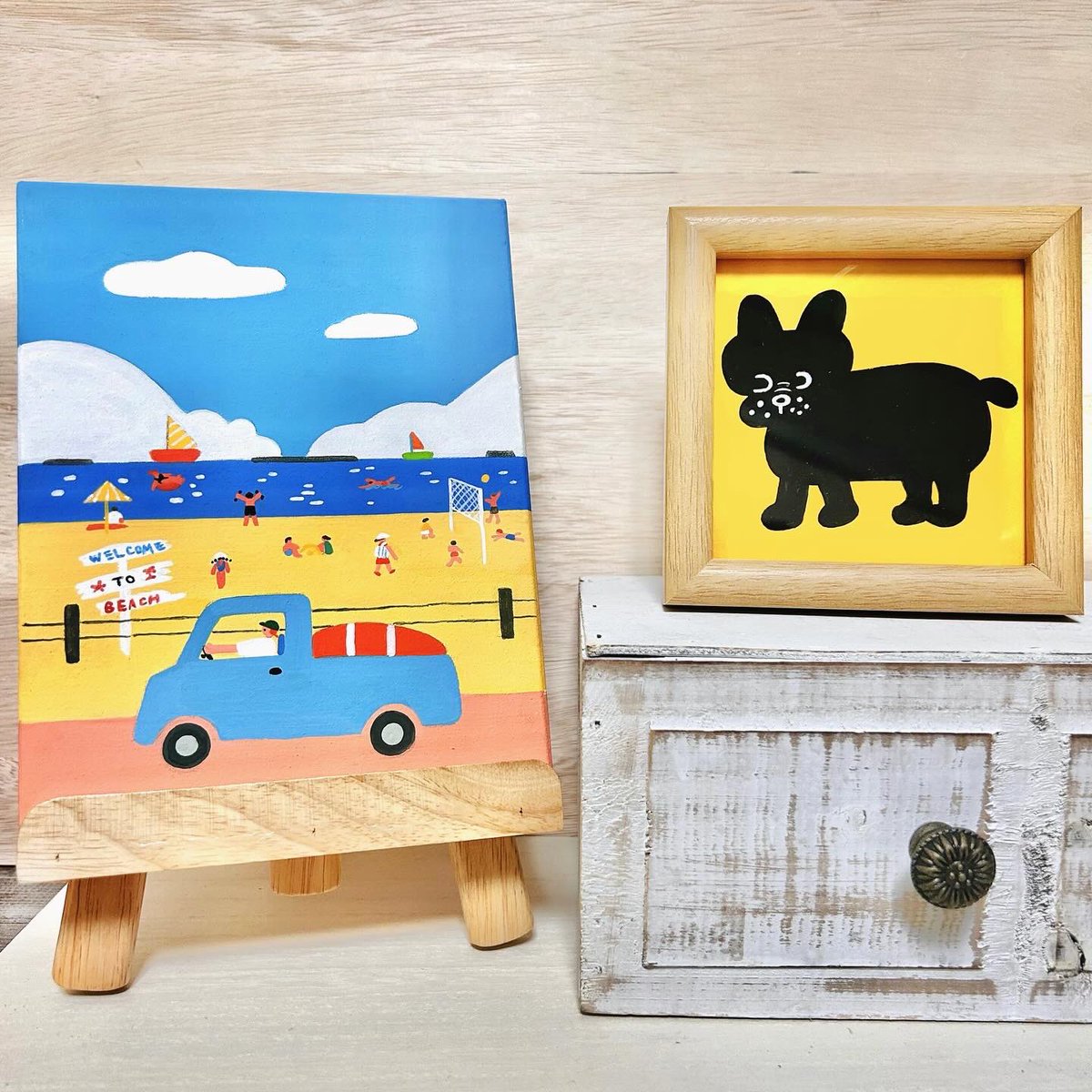 🌴2024 OSAKA 手づくりフェア🌴
@osakatedukuri 
2024.9.6(Fri)10:00〜17:00
2024.9.7(Sat)9:30 〜16:30
マイドームおおさか2F ブースNo.C-56
2024OSAKA 手づくりフェアに参加します。
絵、ポストカード、ポスター、その他グッズ販売します。是非お越しください。
#2024OSAKA手づくりフェア