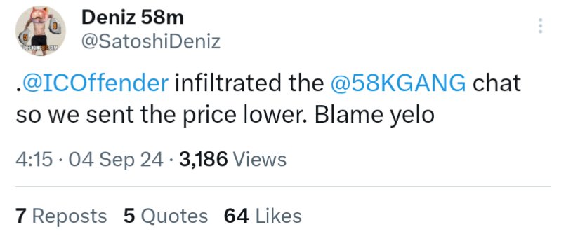 they got infiltrated and exposed and now they don't know what truth they are supposed to share in public! "we send the price lower" "but it's yellow's fault" YOUR LIES STOP NOW 🚨