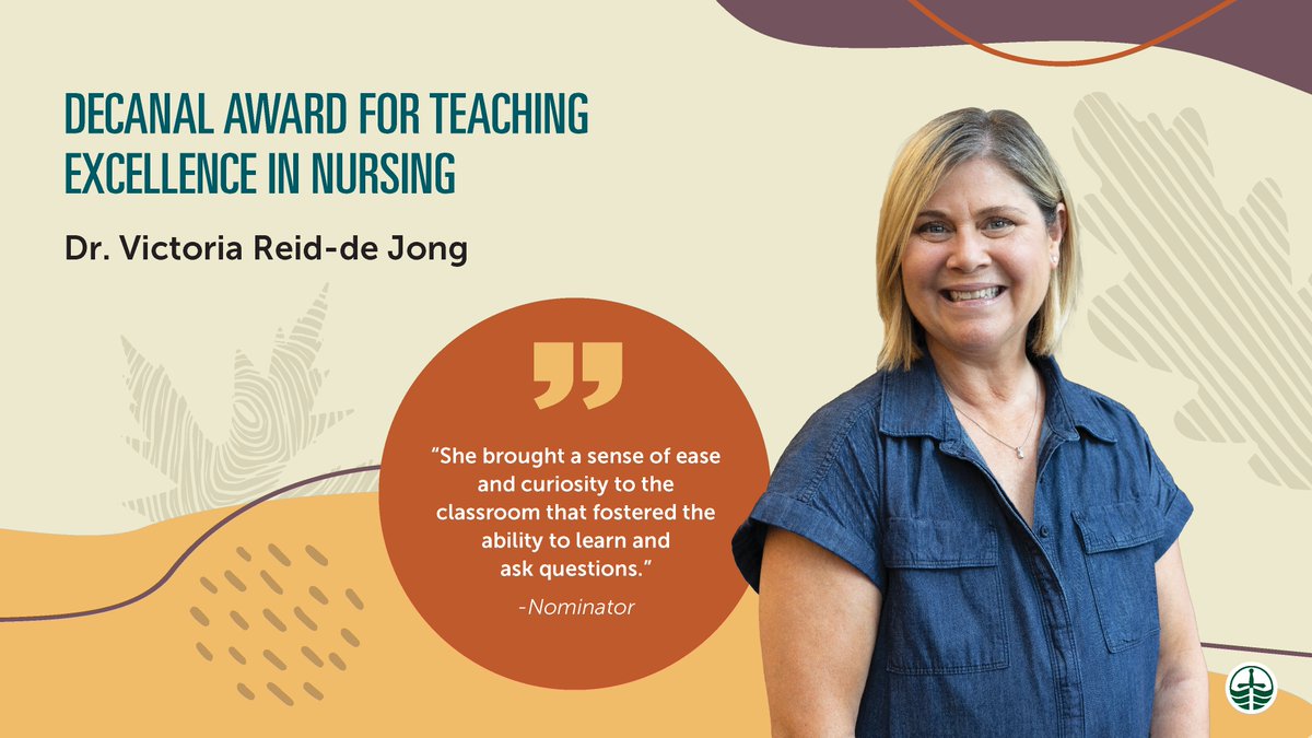 Trent Centre for Teaching & Learning (@trentuteaching) on Twitter photo Congratulations Dr. Victoria Reid-de Jong, recipient of the 2023-2024 Decanal Award for Teaching Excellence in Nursing!🎉trentu.ca/teaching/award… <a href="/TrentUniversity/">Trent University</a> <a href="/TrentUDurham/">Trent University Durham GTA</a> <a href="/trent_nursing/">Trent/Fleming School of Nursing</a> <a href="/TrentUResearch/">Trent University Research & Innovation</a> Congratulations Dr. Victoria Reid-de Jong, recipient of the 2023-2024 Decanal Award for Teaching Excellence in Nursing!🎉trentu.ca/teaching/award… <a href="/TrentUniversity/">Trent University</a> <a href="/TrentUDurham/">Trent University Durham GTA</a> <a href="/trent_nursing/">Trent/Fleming School of Nursing</a> <a href="/TrentUResearch/">Trent University Research & Innovation</a>