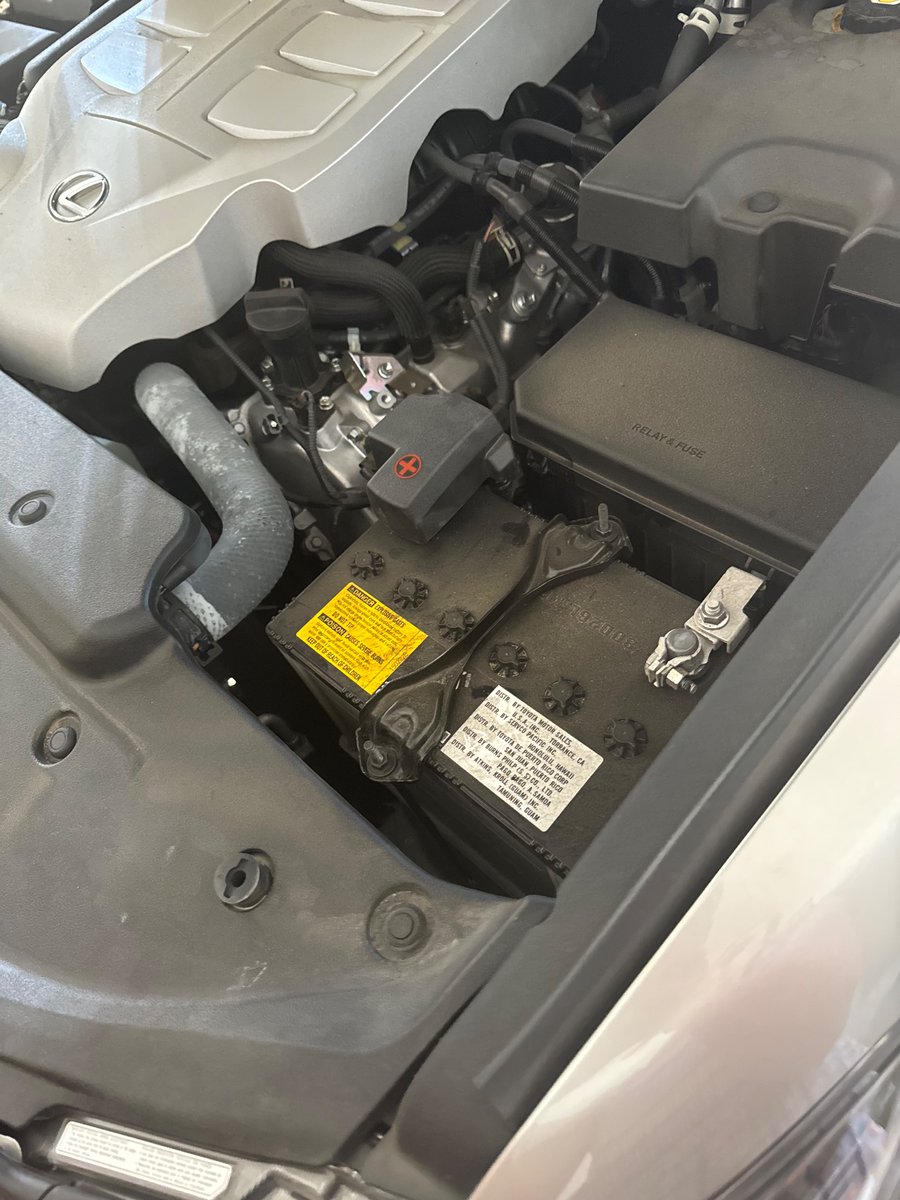 Changing car batteries on the side.

A useful skill developed driving the mini-tours.