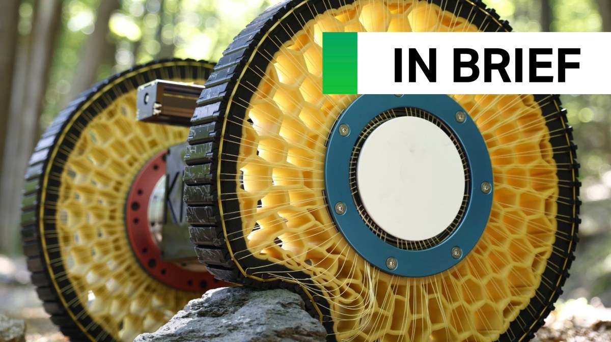 Watch this robot wheelchair’s compliant wheels take on bumps, rocks and stairs dlvr.it/TCpw2H