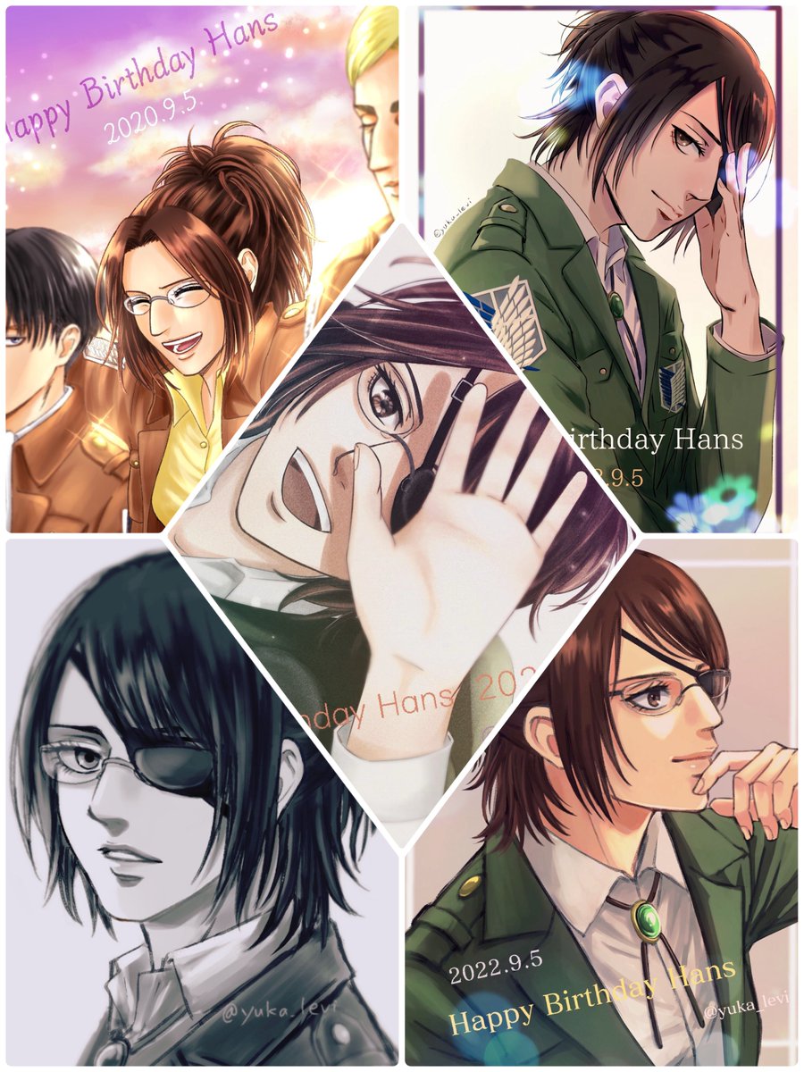 ハンジさんおめでとう〜㊗️
今年は気力なくて描けなかったので過去絵ですみません…🙏🏻