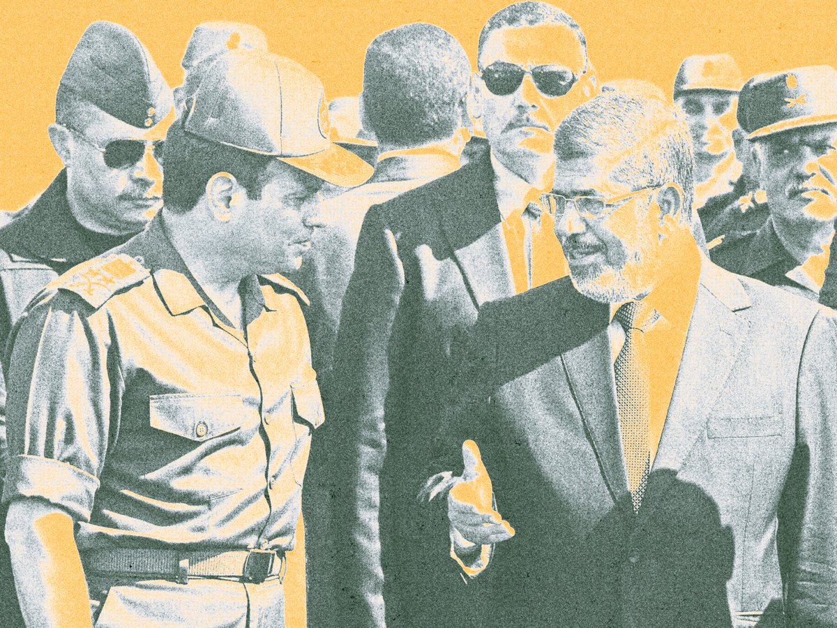 dailyummah's tweet image. Gazze'nin babalarından Muhammed #Mursi'yi ölüme sürükleyen kanlı darbeci: Abdulfettah el-Sisi

📌Katil #Sisi rejiminin baskıcı politikaları sonucunda, darbeden bu yana 4.000'den fazla sivil öldürüldü.

detaylar🔗dailyummah.com/binlerce-masum…