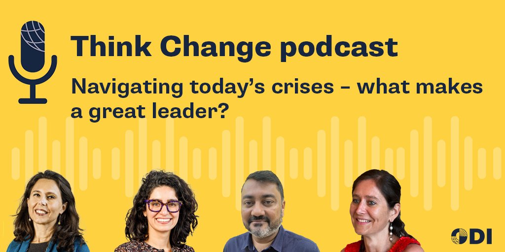 Sara Pantuliano - @sara-pantuliano.bsky.social (@sarapantuliano) on Twitter photo Returning to work after the break, the challenges leaders tackling today's crises face feel ever more stark.
So what #leadership skills are needed to navigate uncertain times?
New #ThinkChangePodcast, with insights from <a href="/ODI_Global/">ODI Global | odi-global.bsky.social</a>'s Tandem programme: odi.org/en/insights/th… 🎙️ Returning to work after the break, the challenges leaders tackling today's crises face feel ever more stark.
So what #leadership skills are needed to navigate uncertain times?
New #ThinkChangePodcast, with insights from <a href="/ODI_Global/">ODI Global | odi-global.bsky.social</a>'s Tandem programme: odi.org/en/insights/th… 🎙️