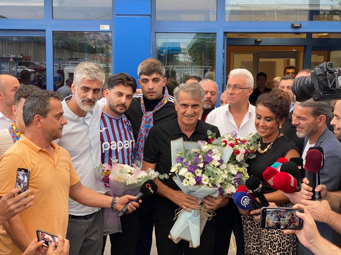 Şenol Güneş Trabzon’a geldi