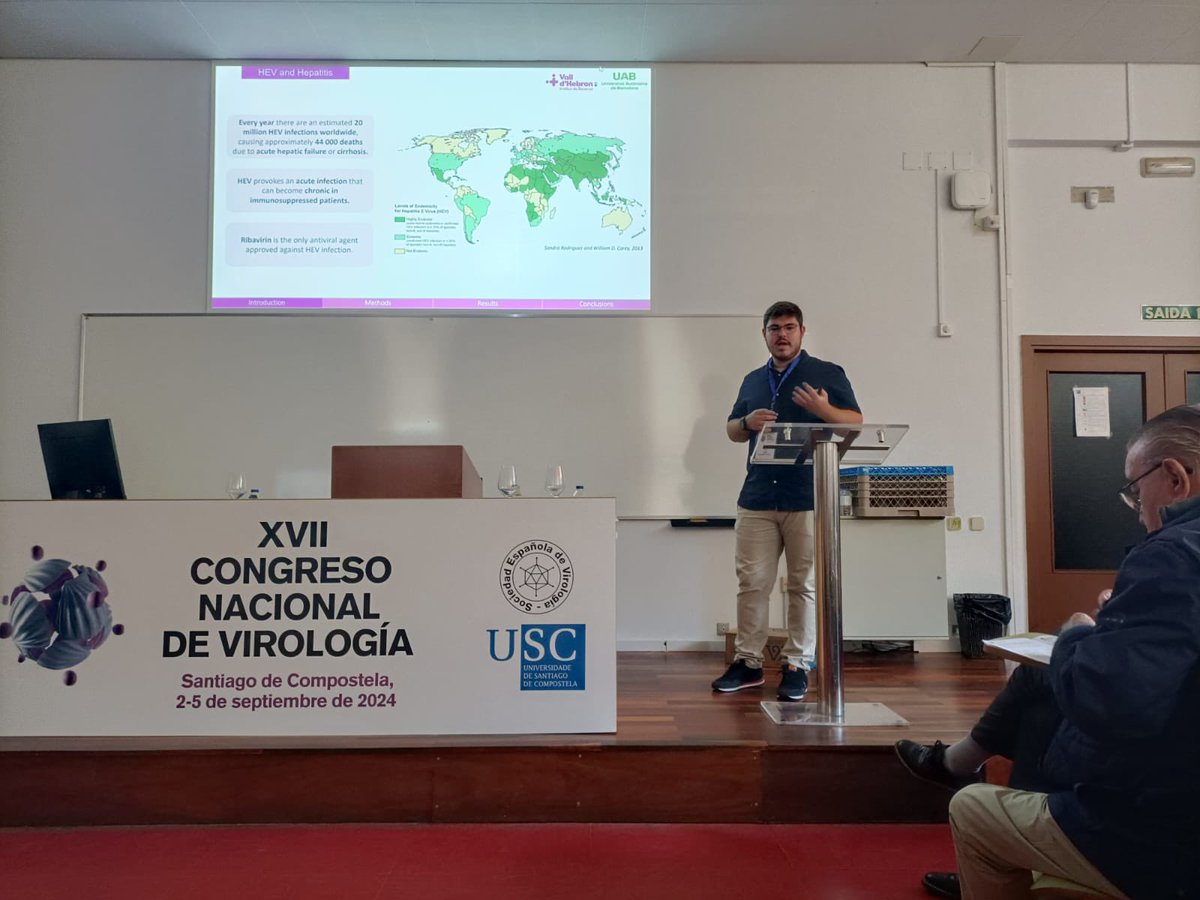 VirusLabQ's tweet image. Congrats to Sergi, Marta and Carolina for the excellent talks given today at #XVIICNV! 🦠