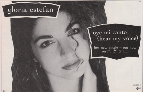 myfizzypop's tweet photo. Happy 35th to the UK release of one of my favourite #GloriaEstefan songs - #OyeMiCanto (Hear My Voice) was the 2nd single from her #CutsBothWays LP, out here #onthisdayinpop in 1989. Just loved the brassy vibe of this one alongide that empowering message
https://t.co/AS8yIc5l9p https://t.co/fdaHLmL87K