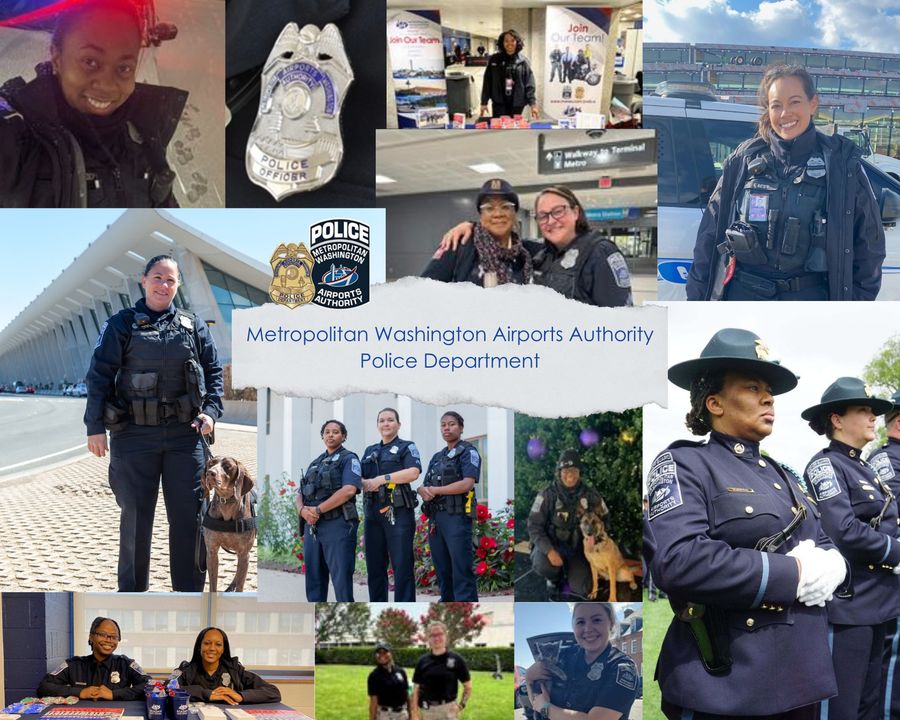 Calling all dedicated and resilient women! MWAA PD needs YOU to make our community safer. Will you answer the call?

Visit JoinMWAAPD.com or call 703-417-8228 for more information.

#MWAAPD #WomenInPolicing #30x30 #JoinOurTeam #IntegrityProfessionalismTeamwork