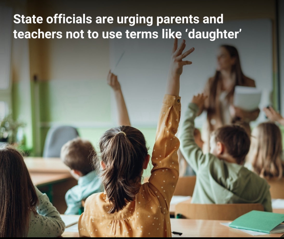 I will make sure to use the term daughter more often…