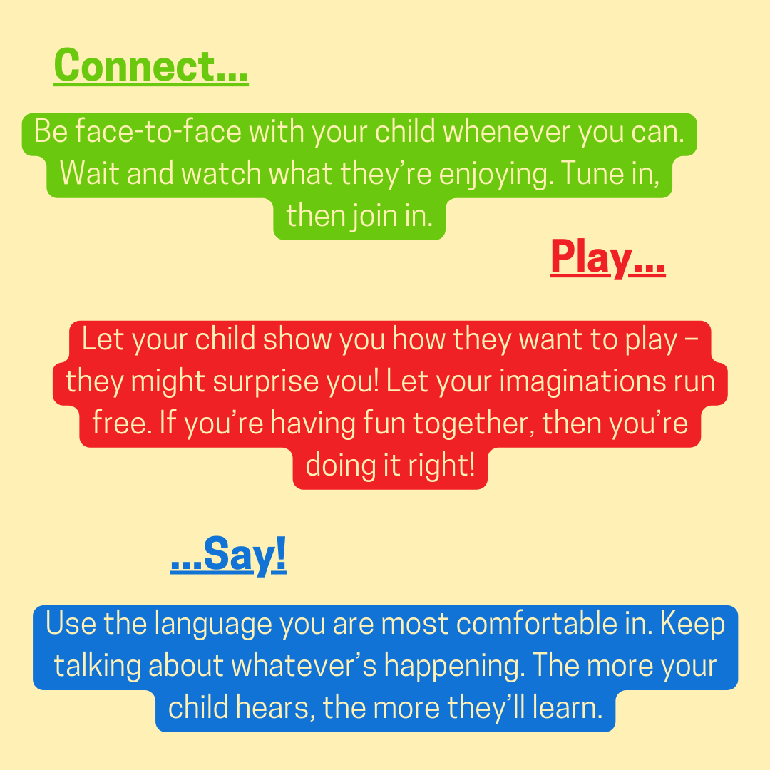 PaedsSLT_Newham's tweet photo. You may have noticed this logo recently on our socials, our lanyards and laptops, and in our clinics across Newham. But what does it mean? Read on to find out, and remember to #connectplaysay! 
#newhamslt https://t.co/hvIpavz6Z5