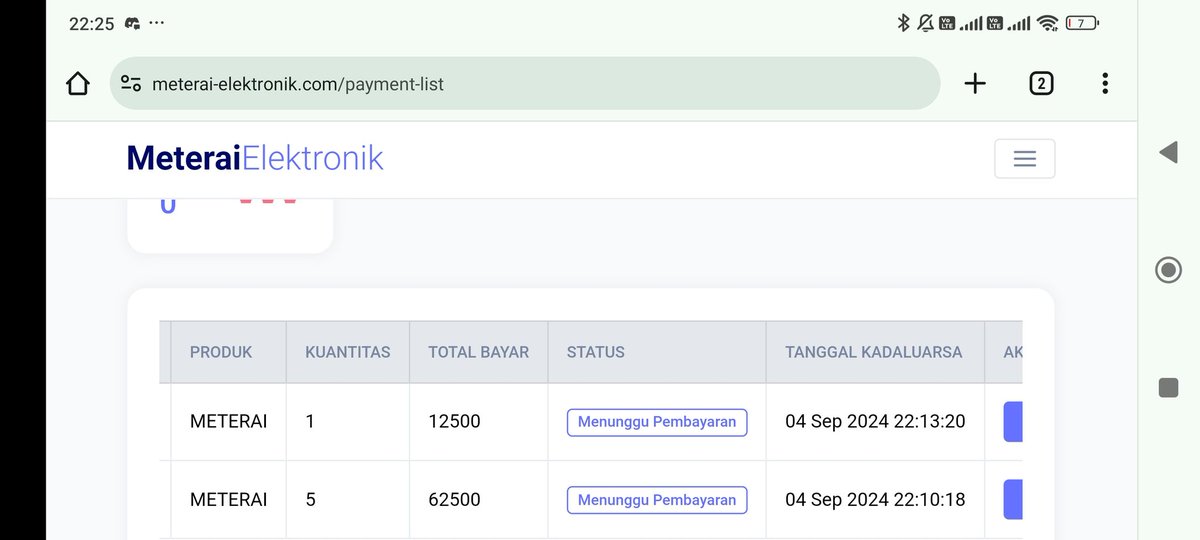 jambe9's tweet image. Merampok Secara Halus, Peruri.

Sudah bayar, sampai 15 menit ga ke verifikasi juga bayar pakai QRIS.

Lapor Helpdesk. Udah ngetik panjang eh, gabisa kekirim.
#eMaterai #privy
