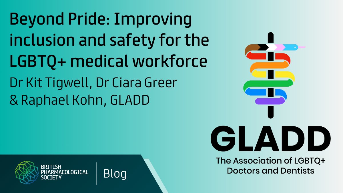 British Pharmacological Society (@britpharmsoc) on Twitter photo Blog: The team from <a href="/GLADDUK/">The Association of LGBTQ+ Doctors & Dentists</a> explore reports of LGBTQ+ discrimination in the medical profession, and the responsibility everyone has to creating an inclusive and safe workplace for all. ow.ly/gYCB50TfvAF Blog: The team from <a href="/GLADDUK/">The Association of LGBTQ+ Doctors & Dentists</a> explore reports of LGBTQ+ discrimination in the medical profession, and the responsibility everyone has to creating an inclusive and safe workplace for all. ow.ly/gYCB50TfvAF
