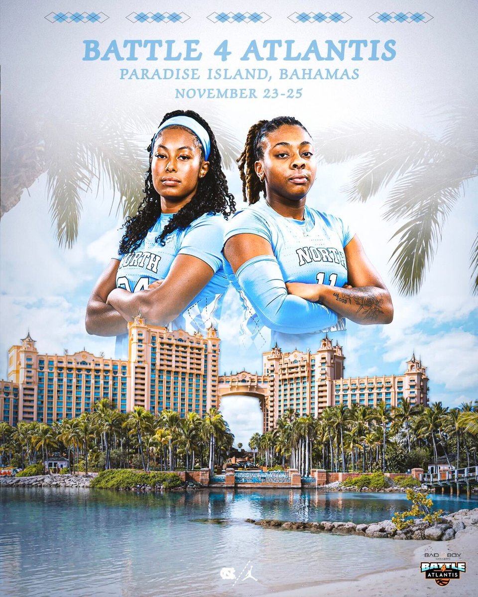 Carolina Women's Basketball (@uncwbb) on Twitter photo We're beach-bound ποΈπ
<a href="/MattKrausePxP/">Matt Krause</a> breaks down the competitive <a href="/B4AOfficial/">Battle 4 Atlantis</a> bracket for us: bit.ly/3zdN6sM
#GoHeels | #InPursuit We're beach-bound ποΈπ
<a href="/MattKrausePxP/">Matt Krause</a> breaks down the competitive <a href="/B4AOfficial/">Battle 4 Atlantis</a> bracket for us: bit.ly/3zdN6sM
#GoHeels | #InPursuit