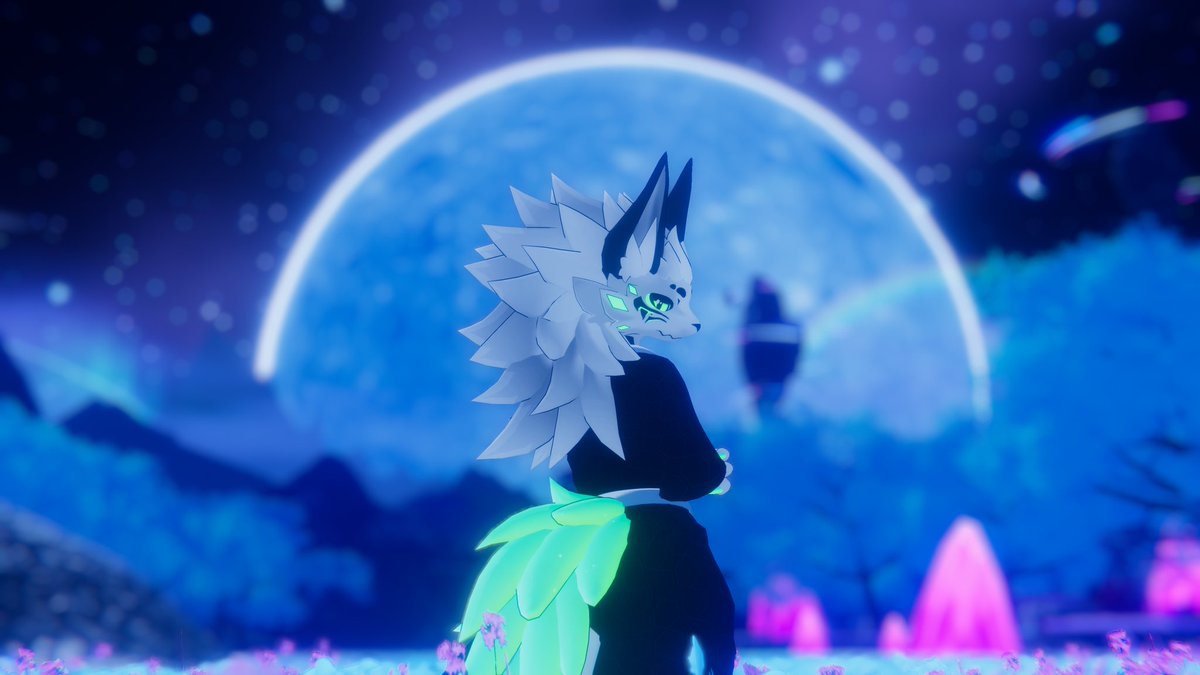 I'll wait for you. 💚

📸: <a href="/Anony524/">Martinist William the 1st</a>
#VRChat #VRChatPhotography