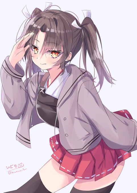 パーカー瑞鶴 #艦これ版深夜の真剣お絵描き60分一本勝負 #艦これ版真剣お絵描き60分一本勝負_20240904