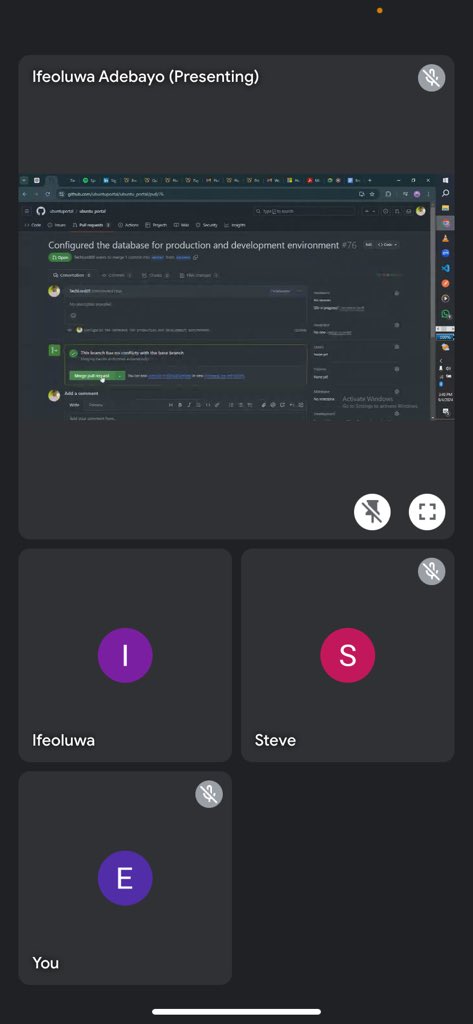 pcosby50's tweet image. We have successfully deployed our backend for the frontend guys to have a successful experience 🤭🖤
We have been debugging for about 5hrs nonstop 👏
NEPA and Network too was dealing with us simultaneously 🤭😅
@Ubuntu_Portal @_Techlord @_steveric