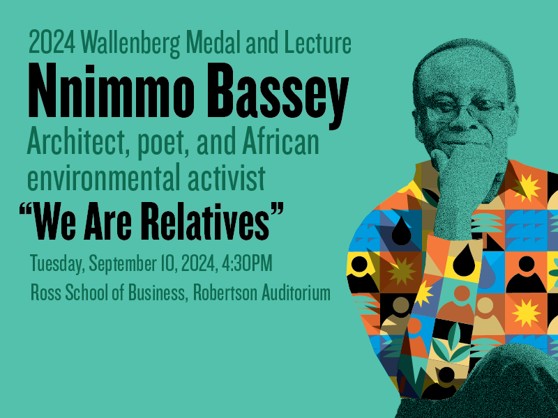 SwedeninUSA's tweet photo. On September 10, @UMHumanRights will award Nnimmo Bassey the 2024 Wallenberg Medal in honor of U-M alumnus ๐ธ๐ช #RaoulWallenberg. @SWEambUSA will attend the ceremony to speak about Wallenberg's extraordinary life & legacy ๐ https://t.co/A777vWBQNo
#OneCanMakeADifference https://t.co/cM389TSRRP