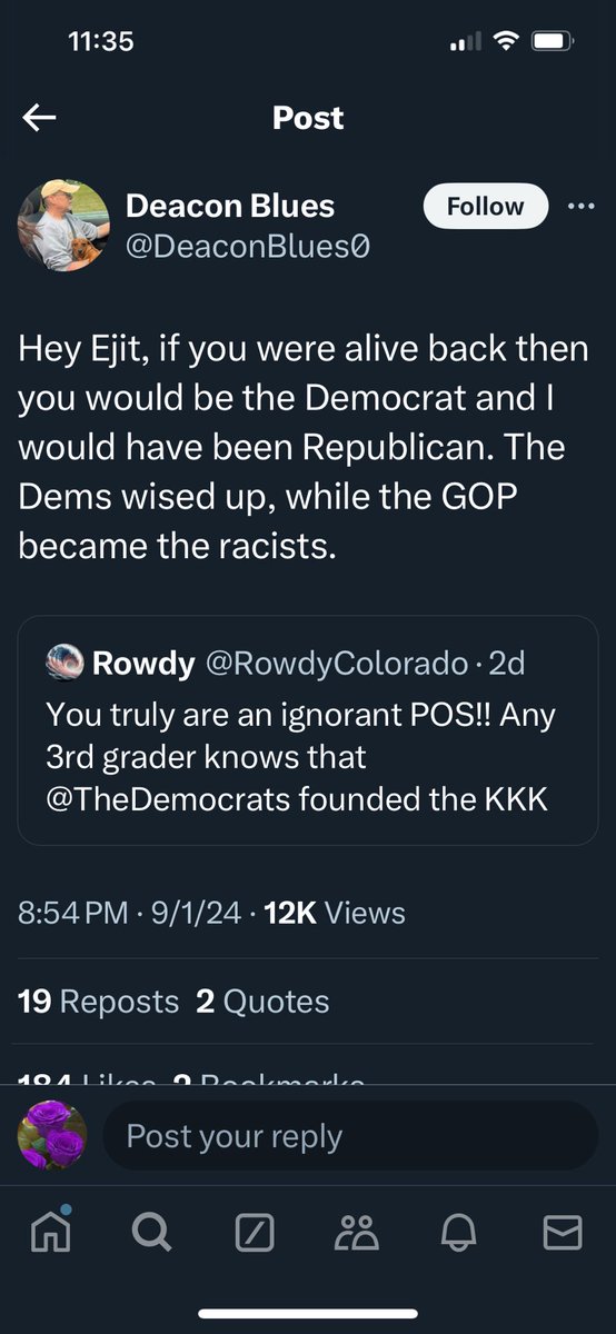Skeeter10858405's tweet photo. @DawsonInga For context since he’s blocking people https://t.co/pdWKp2Qrnw