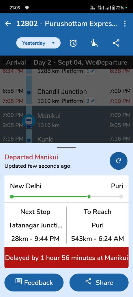 NickSinh's tweet image. @AshwiniVaishnaw @drmkgp
@SouthCentralRa2 
@srdomkgp @RailwaySeva 
#Escalation #Result
#2Hrs , DELAY