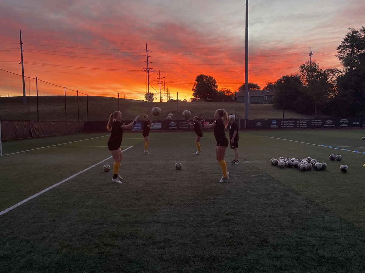A perfect morning for goalkeeper training! 🌅#NorseUp