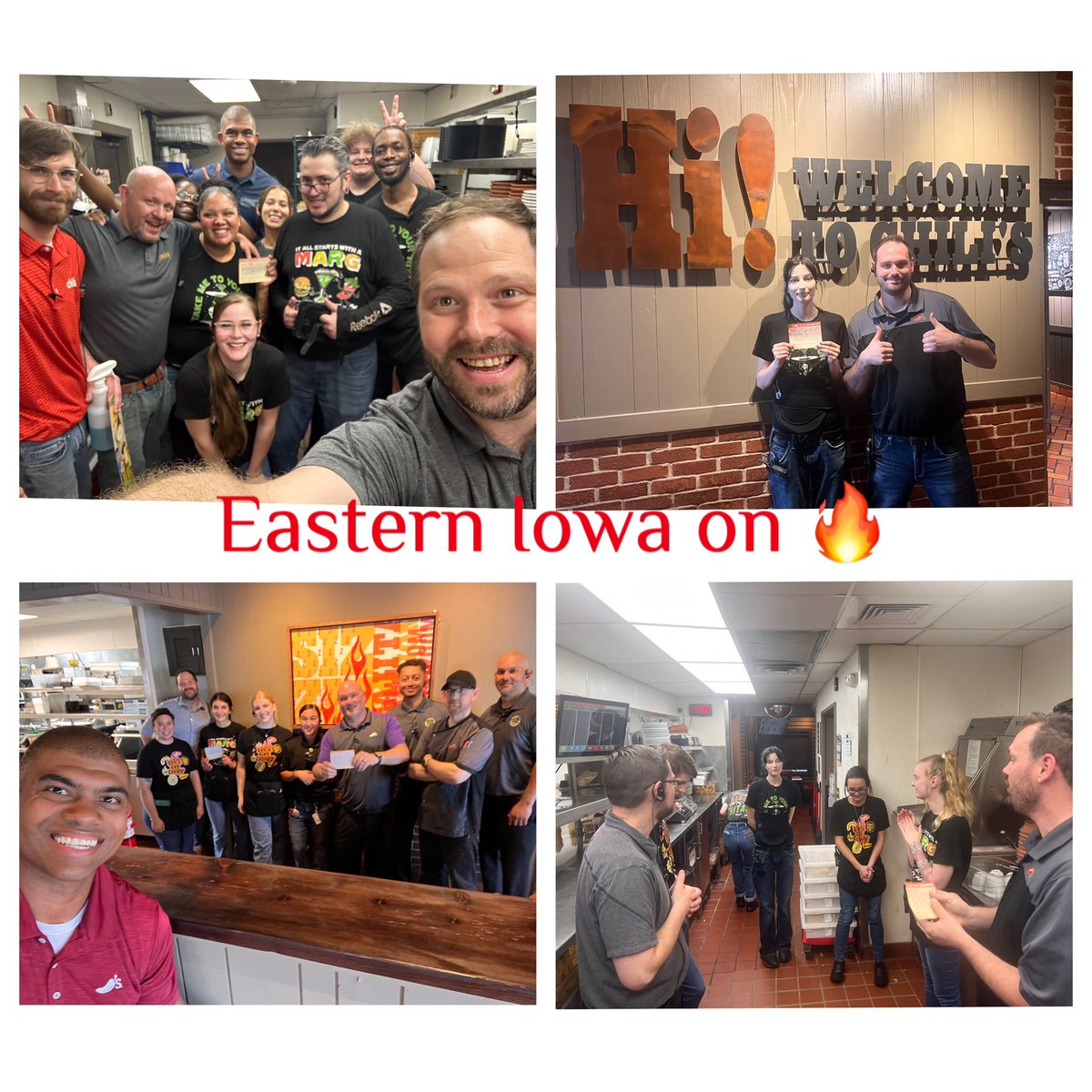 Great week in Eastern Iowa!  Making People Feel Special ✅ Fun Atmosphere ✅ Delicious Food and Drinks ✅ Chilihead Hospitality ✅. LET’S GOOO!!! <a href="/dougcomings/">doug comings</a> <a href="/LynAj4/">Lyn Jones</a> <a href="/john_dinzeo/">John Dinzeo</a> <a href="/train3rgirl/">Kimberly Harding</a>
