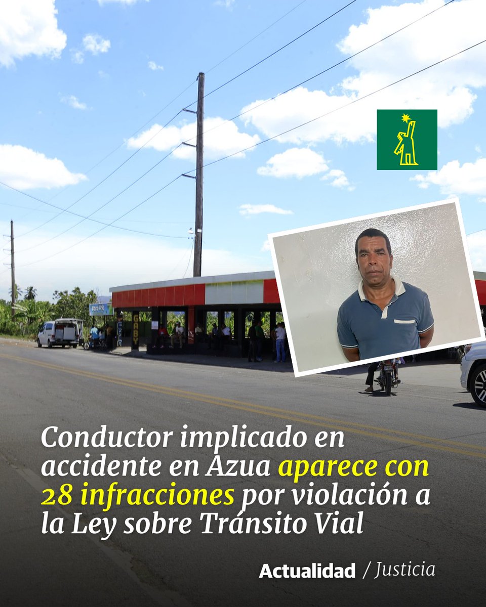⚖ | #JusticiaDL | El  Ministerio Público sostiene que el imputado conduce con temeridad y violando todos los preceptos legales  

🔗 ow.ly/JXle50Tfxgc 

#DiarioLibre