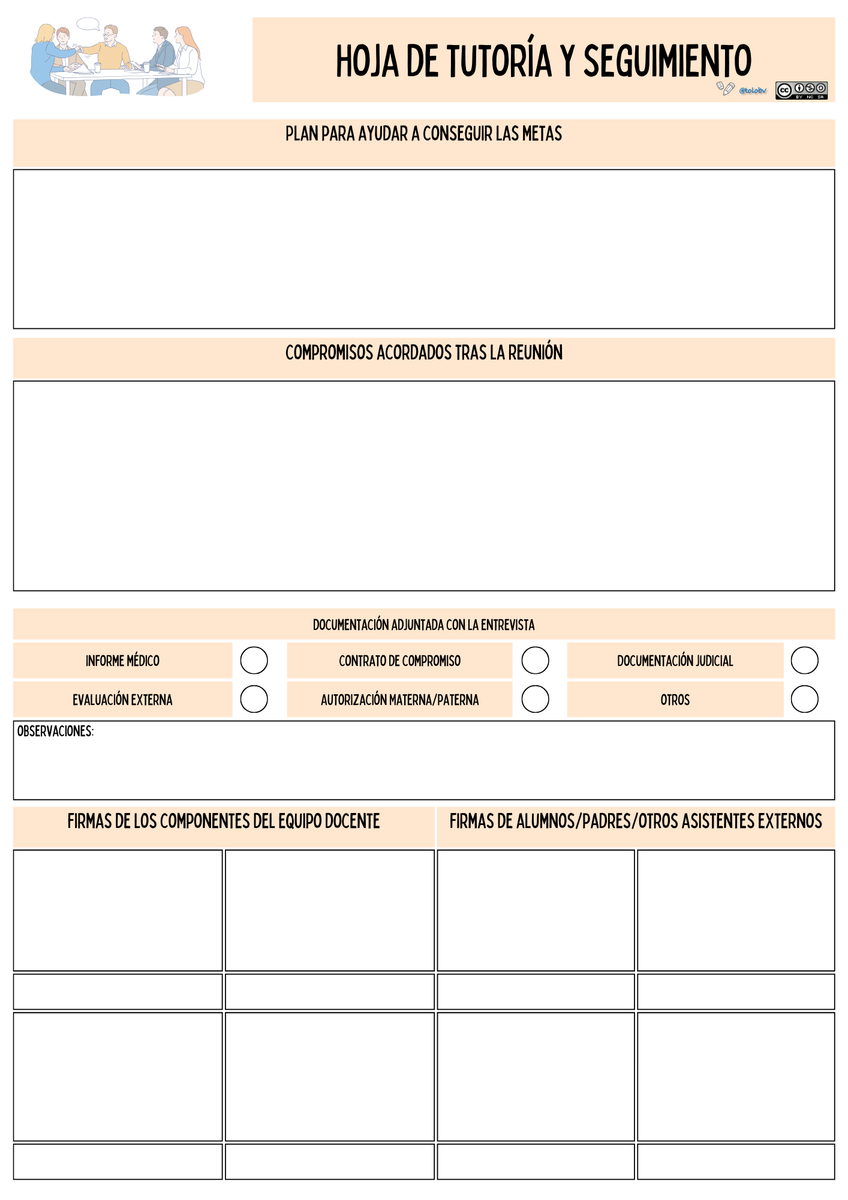 tolobv's tweet photo. Comparto esta hoja de entrevista/tutoría y seguimiento. Disponible en castellano y catalán en https://t.co/0xAvYBJCzX #ideasparaclase #claustrovirtual #compartomiedublog #tutoría #educaciónprimaria https://t.co/D6mc6EXDyL
