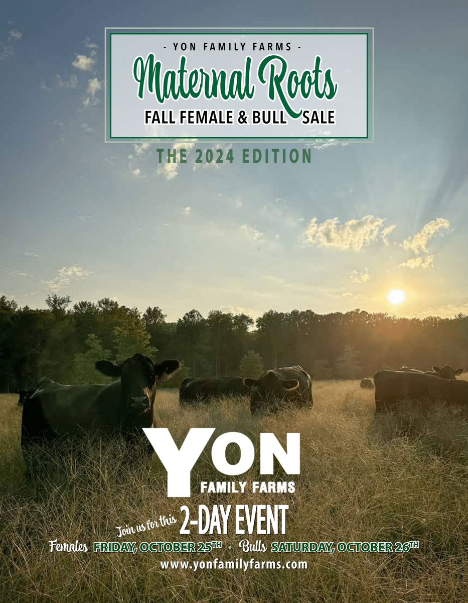 Fall sale book is posted online!

angus.to/yonfamilyfarms…