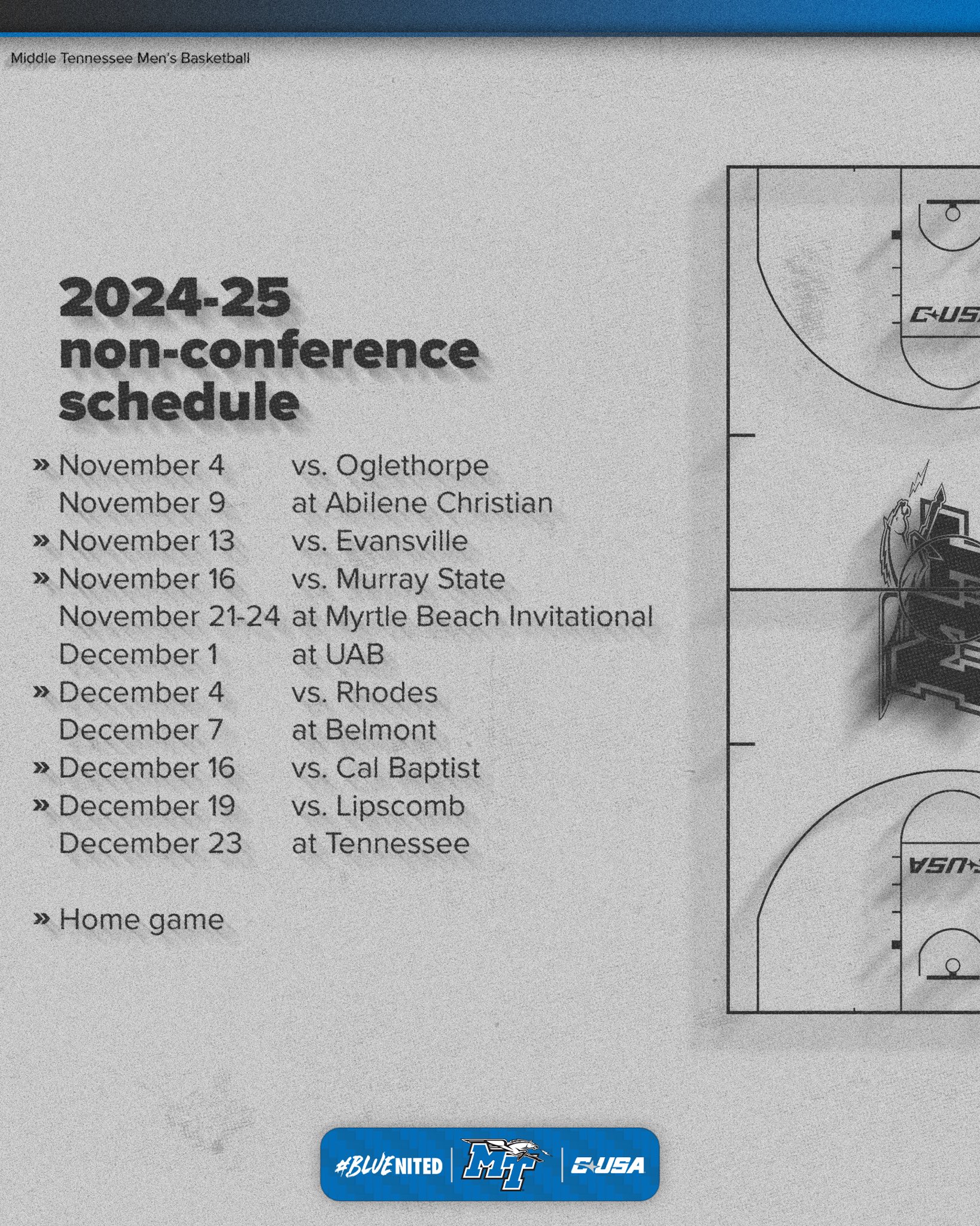 middle-tennessee-men-s-basketball-on-x-presenting-the-2024-25-non-conference-schedule-https-t-co-hfenom5aq1-x