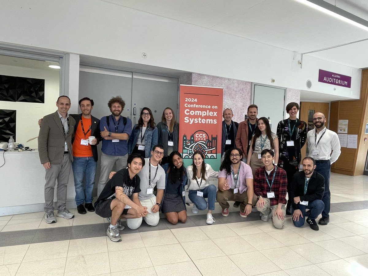 Network Science Institute (@nunetsi) on Twitter photo Northeastern University representation at <a href="/ConfCompSys/">Conference on Complex Systems</a> Guess who is dominating #CCS2024 <a href="/BinghamtonCoCo/">Binghamton Center of Complex Systems (CoCo)</a> ? 😜🤩 Northeastern University representation at <a href="/ConfCompSys/">Conference on Complex Systems</a> Guess who is dominating #CCS2024 <a href="/BinghamtonCoCo/">Binghamton Center of Complex Systems (CoCo)</a> ? 😜🤩