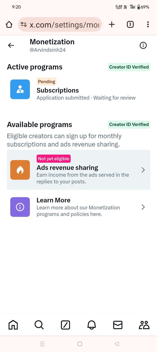 Blue Tick To Mila lekin Subscription  Pending show hota hai
Koi upay ?