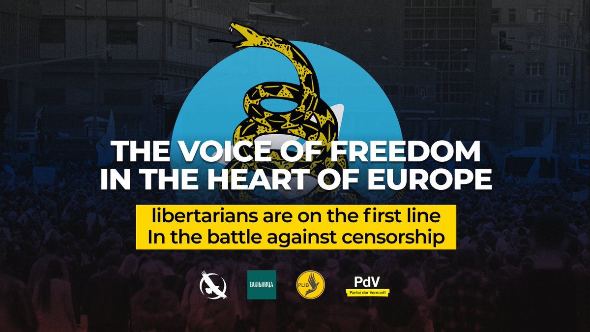 lpr_tw's tweet photo. 🇪🇺 LIBERTARIANS — THE VOICE OF FREEDOM IN THE HEART OF EUROPE

On August 25, 2024, French police arrested Pavel Durov, the creator of the Telegram messenger. He faces ludicrous charges of complicity in fabricated crimes, but essentially, the French authorities, like the Russian authorities before them, accuse Durov of encryption mechanisms in messaging and his unwillingness to cooperate with France's law enforcement agencies.

We must stand up for Pavel, not just for his sake, but to prevent a blatant legal precedent that denies the right to privacy in correspondence. If we lose this battle, the consequences will affect even our great-grandchildren.

⚡️ Together with Libertarian parties from various European countries and the "Volnitsa" (вставьте ссылку) movement, we are organizing rallies in defense of freedom of speech across Europe: in Berlin and Stuttgart 🇩🇪, The Hague 🇳🇱, Prague 🇨🇿, Paris 🇫🇷, and Warsaw 🇵🇱.