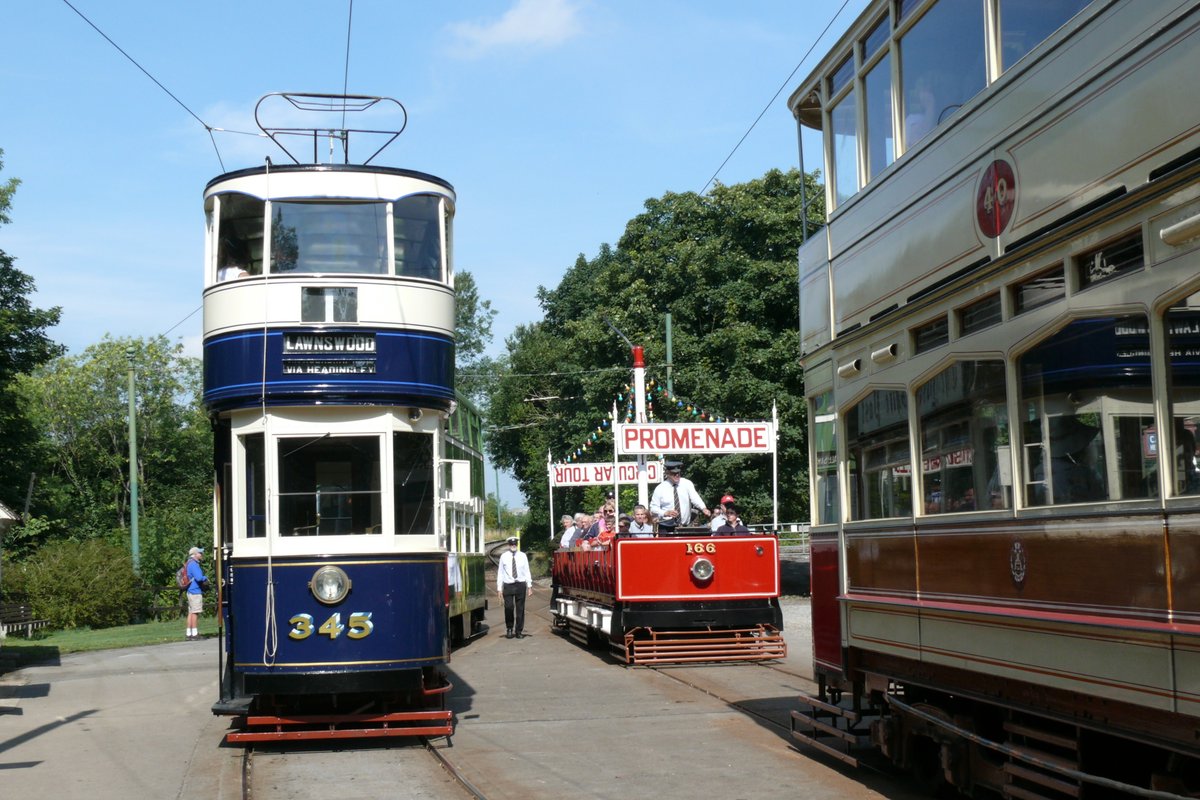 NationalTramway's tweet photo. You'll be spoilt for choice for tram rides @crichtramway Electric 60 Tram Weekend on Saturday 14th & Sunday 15th September. We're celebrating 60 years of electric trams @CrichTramway and most of our operational trams will be running. #electrictrams #familyfun #vintagetrams #tramrides