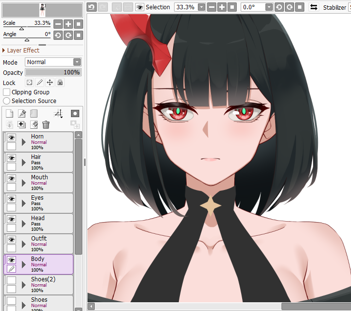 also looking to touch a new niche this month, I'm learning to make a fully rig-able L2D model!

(yes I'm using her again as my training dummy, dw I got darkon's permission)