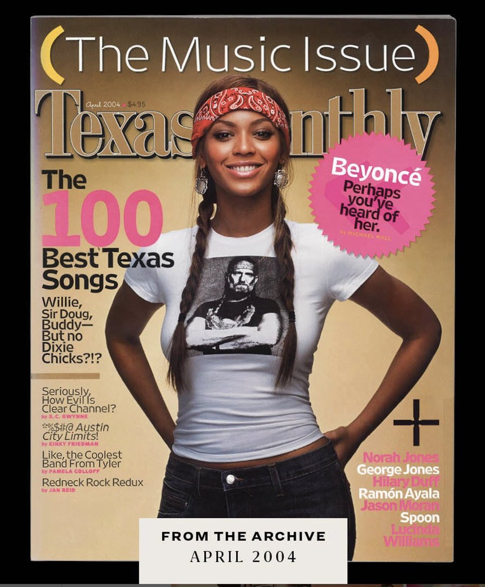 Texas Monthly (@texasmonthly) on Twitter photo Happy birthday, #Beyonce. 🐝 How lucky are we to be alive at the same time as you!
Read our feature chronicling her rise to fame from the archive: txmnth.ly/4e9rD3g
📸: Wyatt McSpadden Happy birthday, #Beyonce. 🐝 How lucky are we to be alive at the same time as you!
Read our feature chronicling her rise to fame from the archive: txmnth.ly/4e9rD3g
📸: Wyatt McSpadden