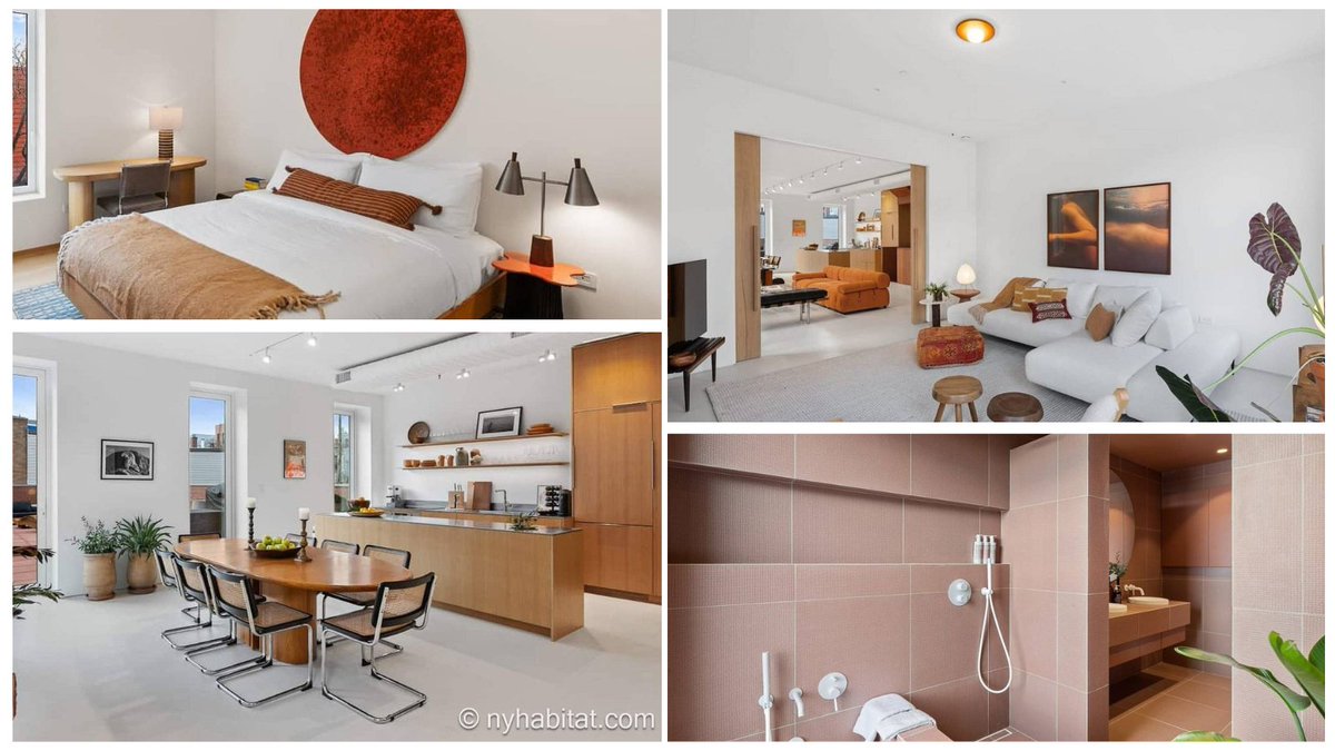 NewYorkHabitat's tweet image. This 4-bedroom, 2.5 bathroom apartment in #Greenpoint, New York features a terrace, stunning kitchen, and washing machine and dryer in the unit.💙 Interested? Check out this link👇
 
nyhabitat.com/new-york-apart… 

#RentNYC #NYCApartments