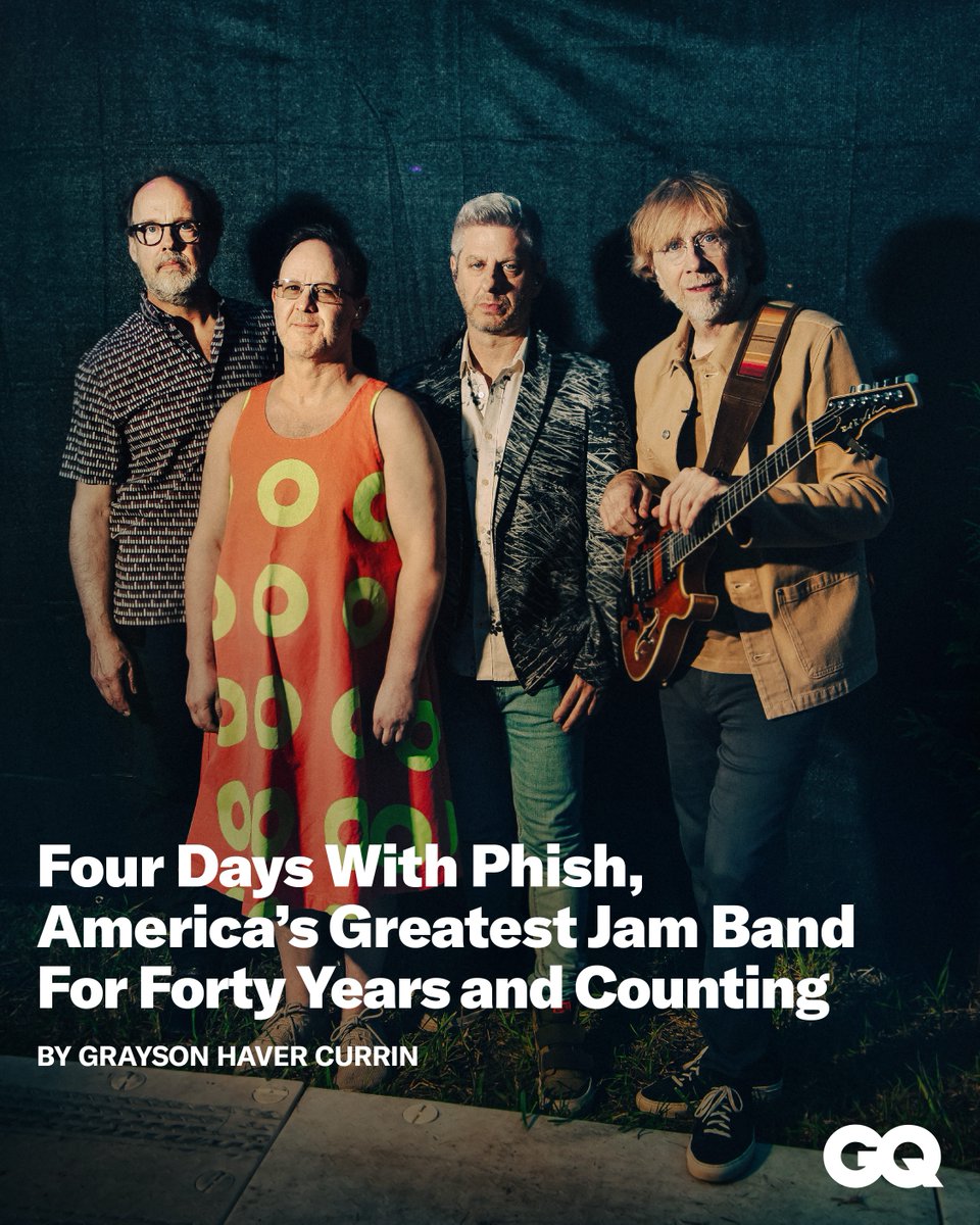 .<a href="/phish/">Phish</a> are a creative force, cultural phenomenon and at the nexus of a vast and committed community dedicated to making the world a better place. 

GQ spent 4 days with one of rock’s most misunderstood bands (by @currincy)

🔗: gq.visitlink.me/9PdYaZ