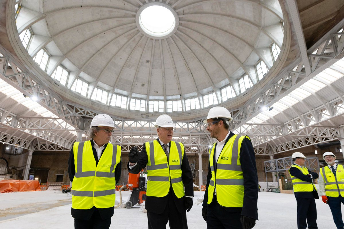 Our new Patron HRH The Duke of Gloucester visiting our Smithfield site this week 🏛️

Work continues apace on our new home in London’s Smithfield markets, where we're looking forward to opening the doors to the public in 2026. 

Photo credit: David Parry/PA Media Assignments