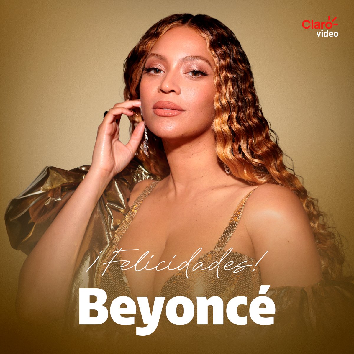 ClaroVideoMx's tweet image. ¡Feliz cumpleaños a la #QueenB, nuestra amada #Beyoncé! 🐝 👑 ¡Celebrémosla viendo Soñadoras! 🎂  ow.ly/tppe50TcKt8