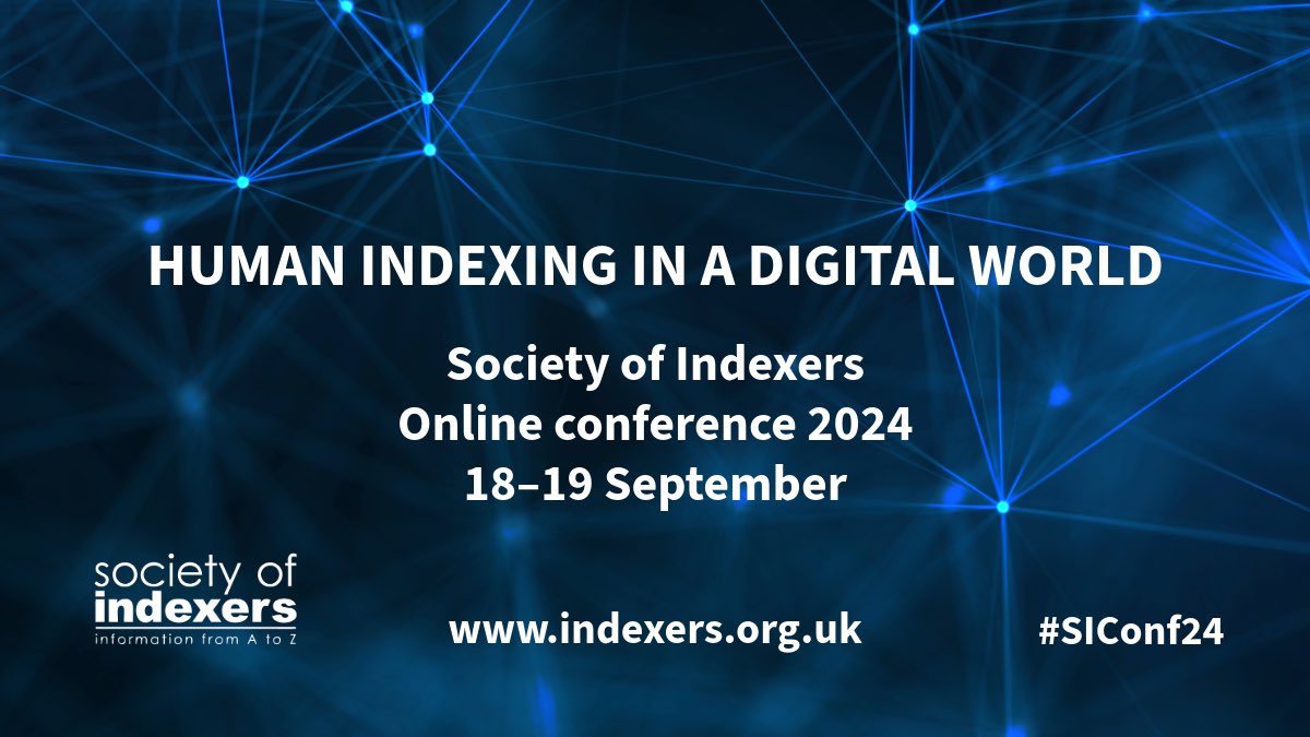 Paula Clarke Bain (@pc_bain) on Twitter photo #SIConf24 <a href="/indexers/">Society of Indexers</a> starts in 2 weeks:
– AI issues (George Walkley & <a href="/tanya_izzard/">Tanya Izzard 🎐</a>)
– software states (<a href="/PierkeStitswerd/">Pierke Bosschieter</a> & <a href="/stephenullstrom/">Stephen Ullstrom</a>)
– The Frankfurt Kabuff (<a href="/Beth_driscoll/">Beth Driscoll</a> @ClaireSquires & me)
– Wikipedia editing (Mary Coe)
See more & book here. 👉 indexers.org.uk/training-devel… #SIConf24 <a href="/indexers/">Society of Indexers</a> starts in 2 weeks:
– AI issues (George Walkley & <a href="/tanya_izzard/">Tanya Izzard 🎐</a>)
– software states (<a href="/PierkeStitswerd/">Pierke Bosschieter</a> & <a href="/stephenullstrom/">Stephen Ullstrom</a>)
– The Frankfurt Kabuff (<a href="/Beth_driscoll/">Beth Driscoll</a> @ClaireSquires & me)
– Wikipedia editing (Mary Coe)
See more & book here. 👉 indexers.org.uk/training-devel…