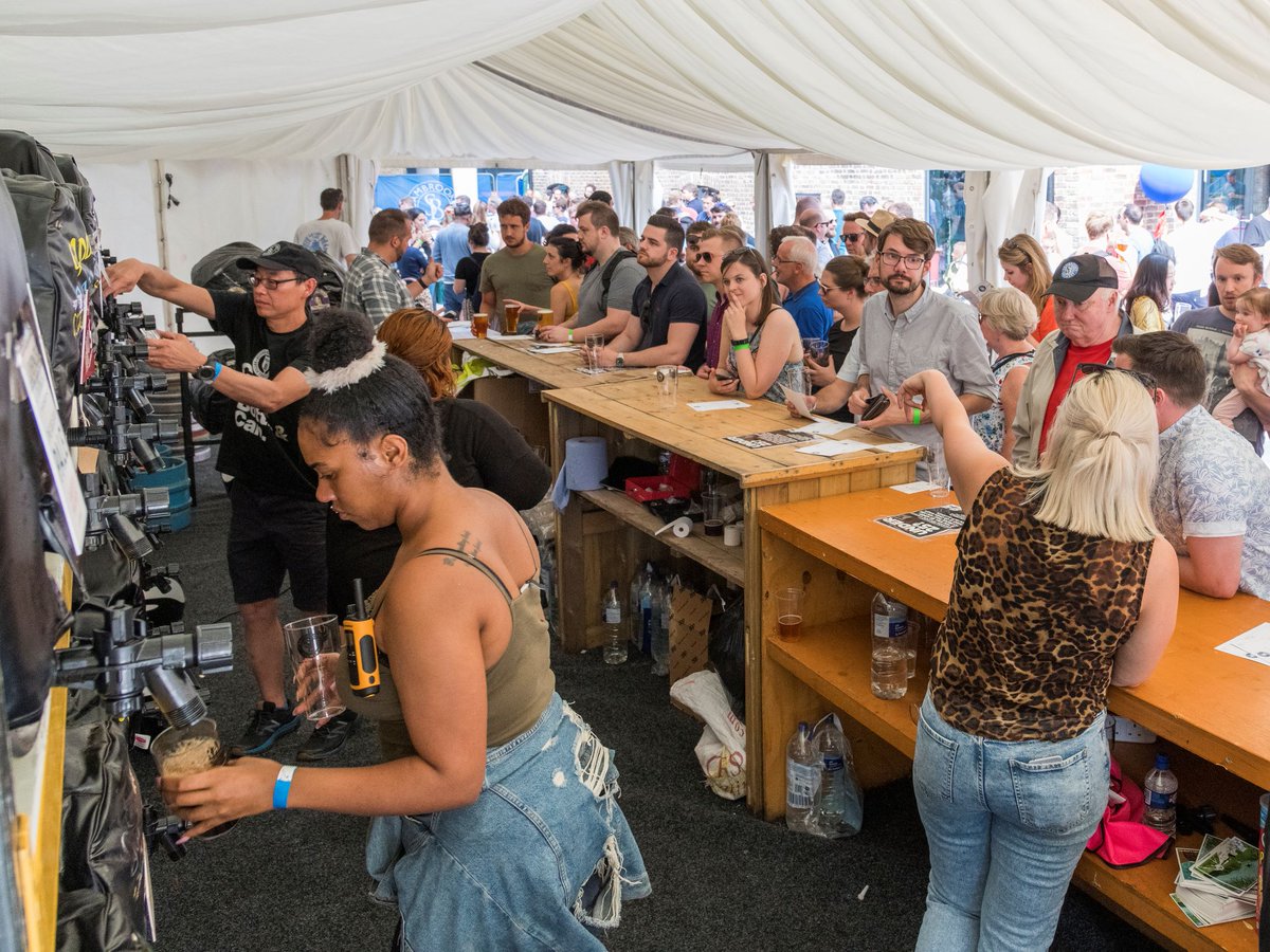 RamQuarter's tweet image. Set-up is well under way for the Beer by the River festival at @SambrooksBrew, which starts tomorrow and runs to Saturday. Enjoy live music and guest beers at the oldest continuously brewing site in the country. Don’t miss out! Head to sambrookbrewery.co.uk for more info.