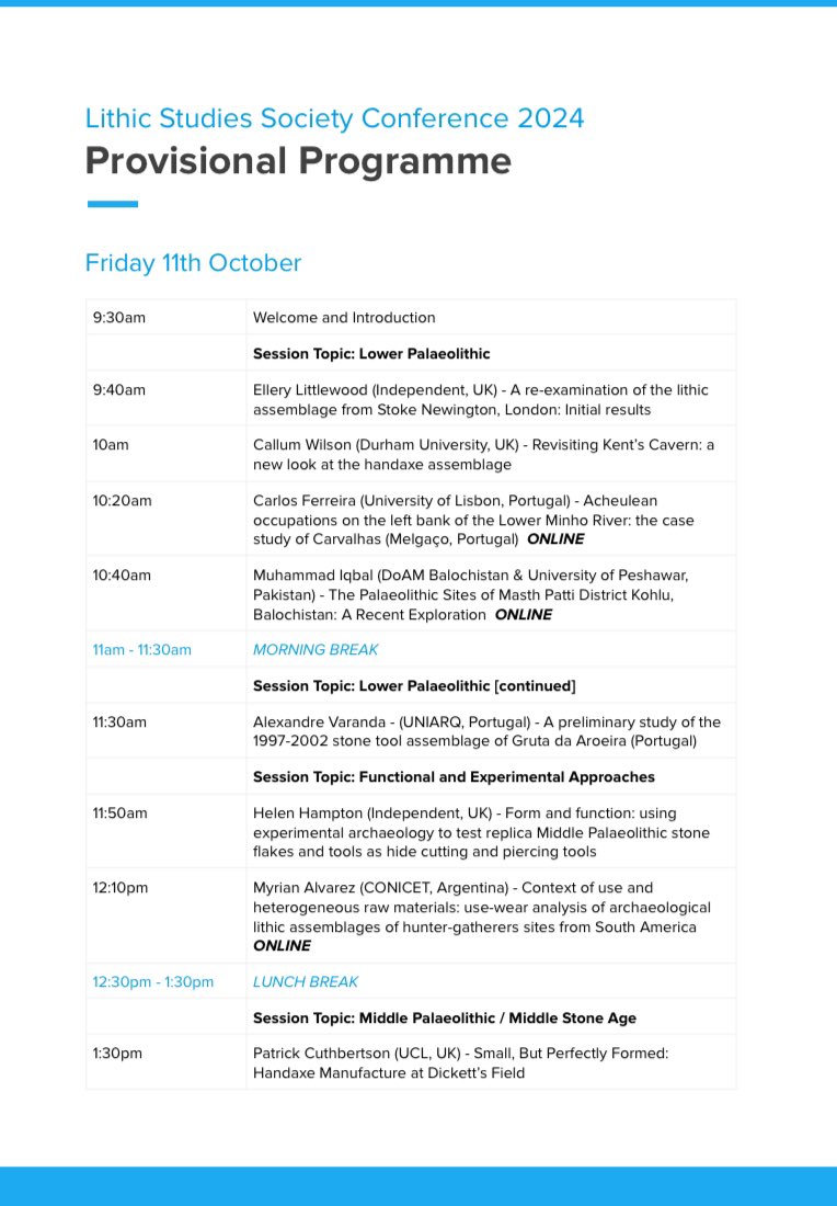 The Lithic Studies Society tweet media