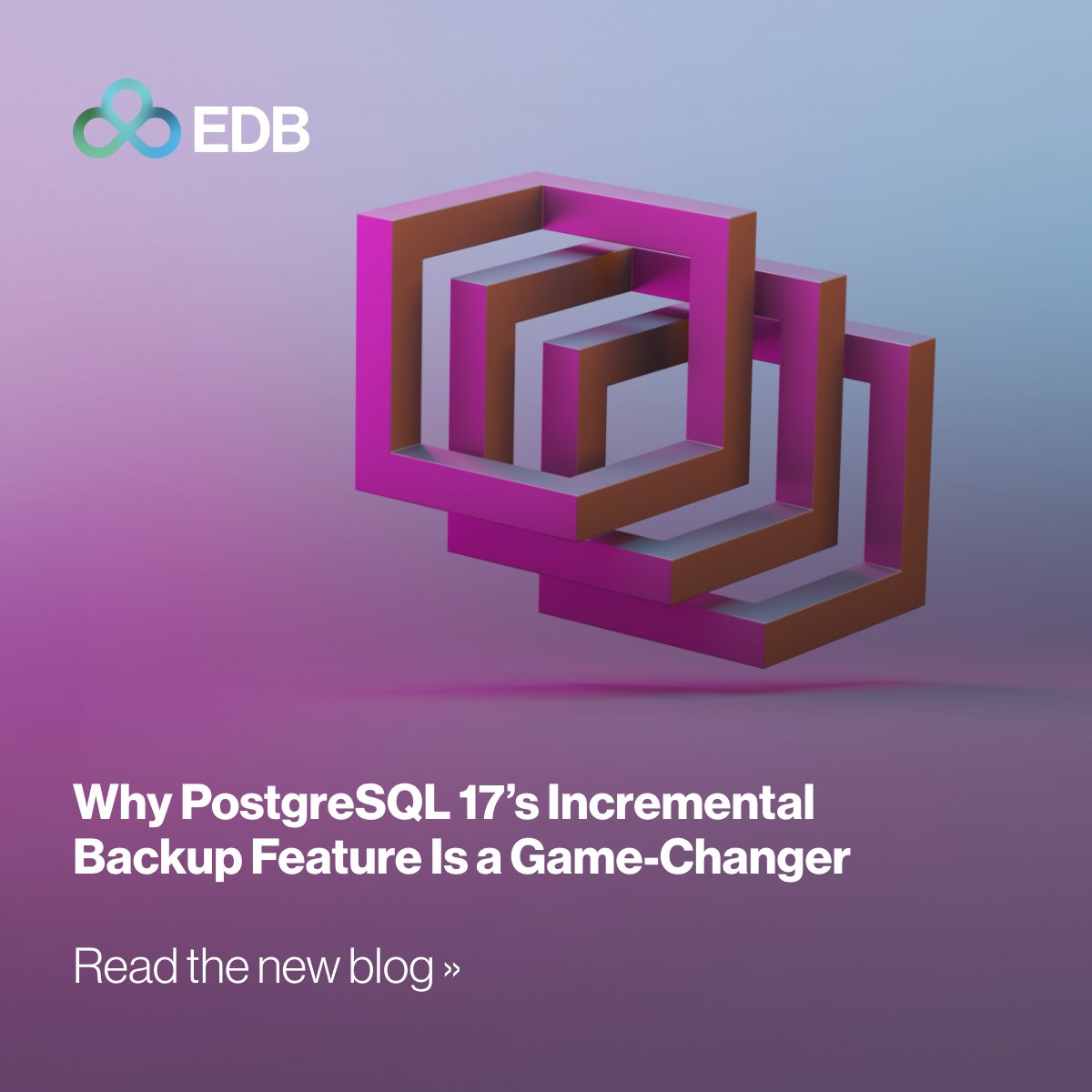 EDBPostgres's tweet image. #PostgreSQL17 will arrive with incremental backups—a game changer for reducing recovery times by up to 95% and optimizing your workflow. Discover how it fits into your strategies in this blog by David Wagoner & Tim Boutin. Worth a read! ➡️ bit.ly/3APiZIN