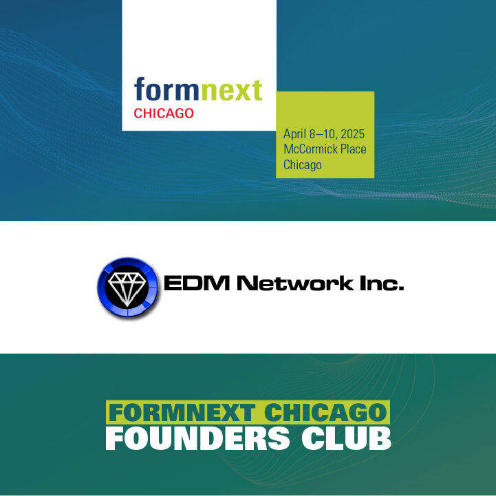 FormnextChicago's tweet image. With IMTS right around the corner, we wanted to say thank you to our Formnext Chicago Founders Club members, @Dyndrite , @DyzeDesign, EDM Network Inc, and Fastech LLC. Don&apos;t forget to join us at the Formnext Stage at IMTS 2024 next week for more updates on Formnext Chicago!