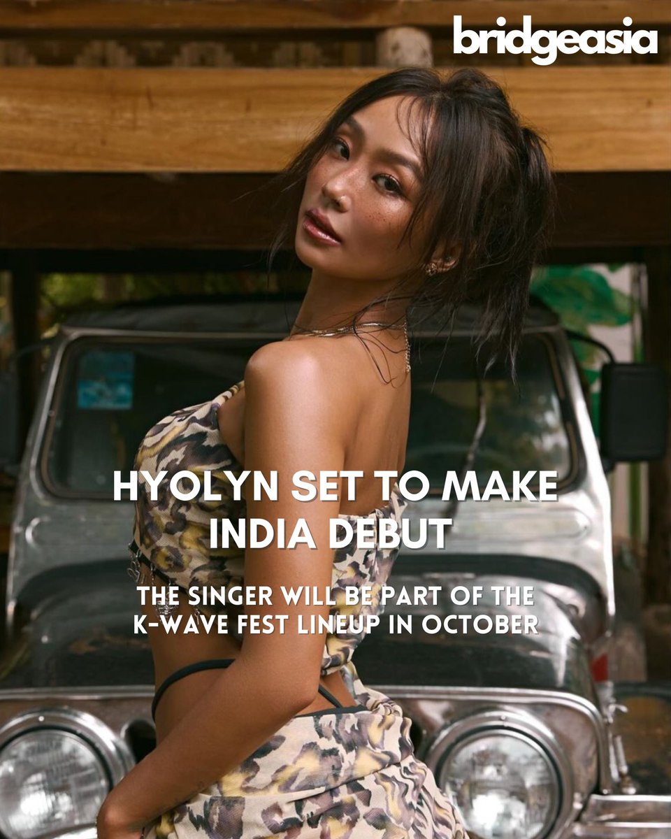 bridgeasia_in's tweet photo. #EXO’s leader #Suho and soloist #Hyolyn are set to perform in India! Both artists are headlining this year’s edition of #KWaveFest. Set to take place on October 18th in Mumbai and October 20th in Bengaluru, K-Wave is an open-air festival dedicated to K-pop and K-culture https://t.co/ZrfcVfEVIp