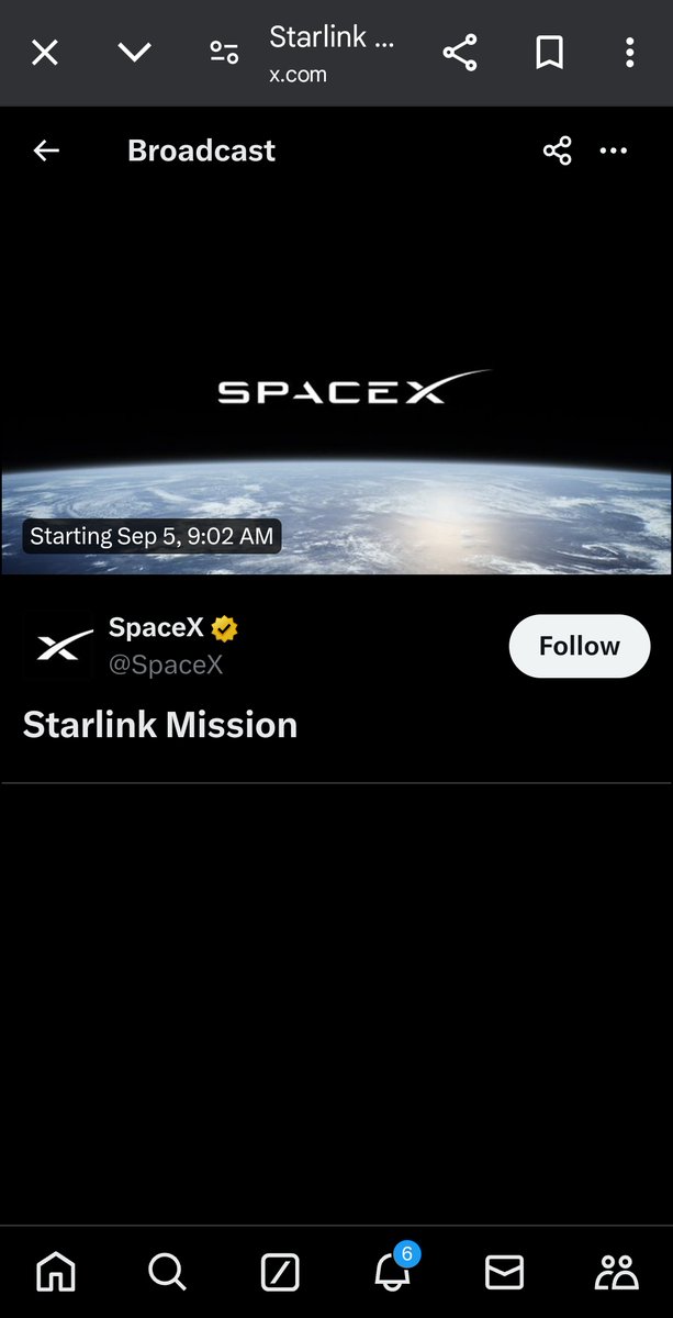 STNRTOK's tweet photo. @SpaceX @Starlink Live stream is saying it won't start till tomorrow...what gives? https://t.co/TDCaKSy95m