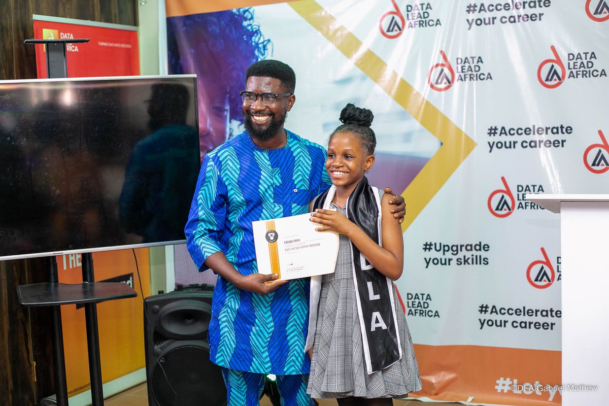 DataLead_Africa's tweet image. We are delighted to honor our young coders from Python For Kids and Digits and Signs Summer Bootcamp as they receive their well-earned certificates.
May this achievement be just the beginning of their tech journey.
#CertificatePresentation #KidCoders #InclusionInTech